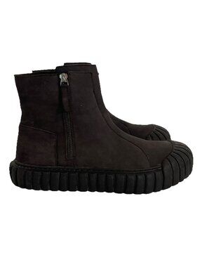 Rundholz Dip  Zipper Sneakers Women 10 Eur 39 Black Boho Ankle Boots